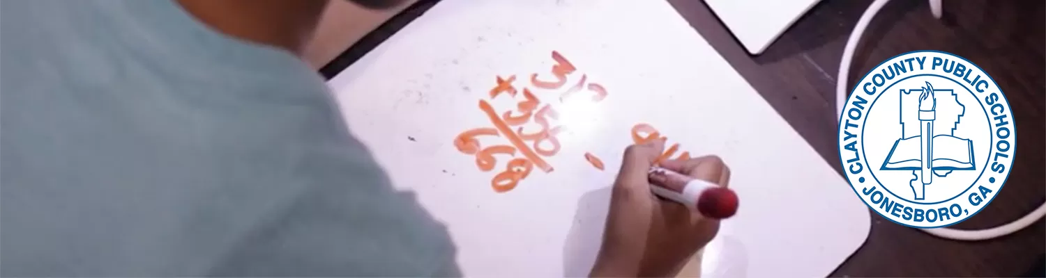 MimioView showing a students work